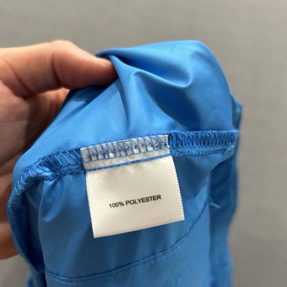 Peter Millar Windbreaker Mens 2XL Blue E4 Wind Performance 1/4 Zip Packable Golf - Picture 8 of 11